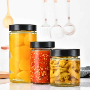3oz to 16oz Glass Pickle Jars with Metal Lids