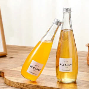 500ml 330ml Clear Mineral & Soda Water Glass Bottle Round Shape