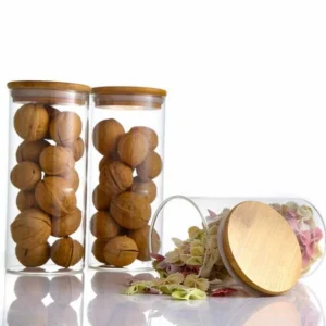 Custom Borosilicate Glass Food Storage Jars