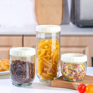 Stackable Storage Tanks Glass Jar
