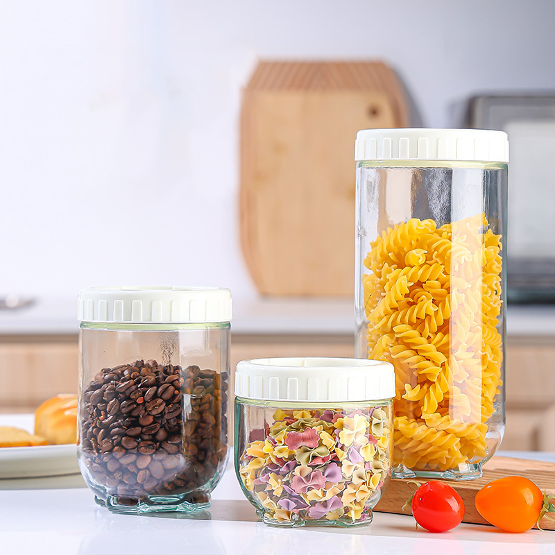 Stackable Storage Tanks Glass Jar 3 Stackable Storage Tanks Glass Jar - Image 3