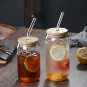 Food Grade 16oz Glass Cup 12oz Drinking Clear Glass Mug 11 8