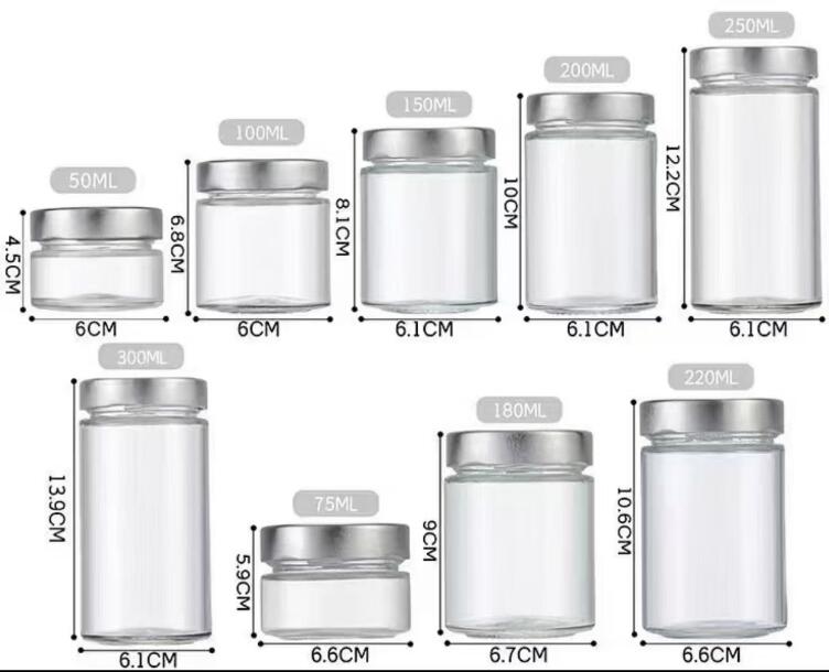 180ml Candy Glass Storage Jar 2 180ml Candy Glass Storage Jar - Image 2