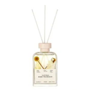 Luxury Unique 120ml Decor Glass Reed Diffuser Set for Home