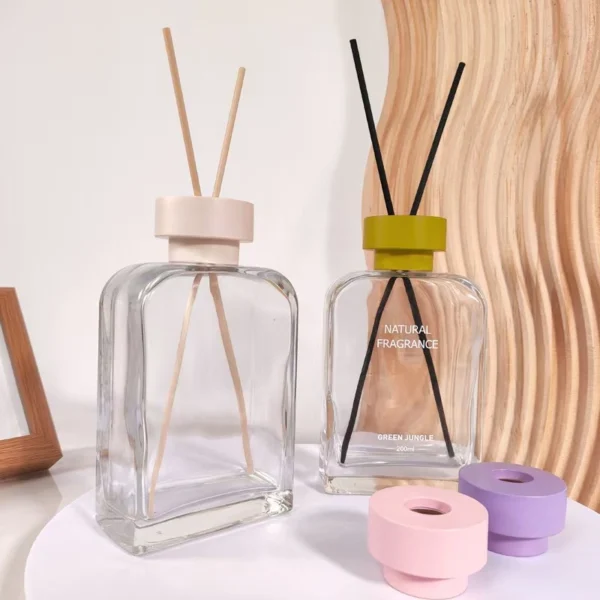 Luxury Unique 120ml  Decor Glass Reed Diffuser Set for Home - Image 4