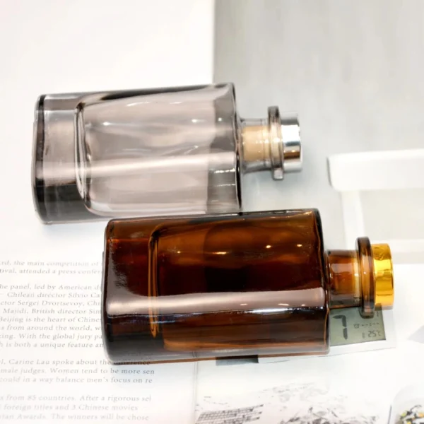 200ml Amber  Air Freshener Reed Diffuser Glass Bottle - Image 5