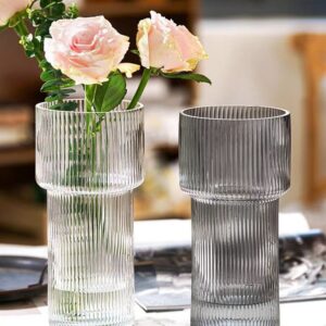 Cylinder Glass Vase Custom Thickened Clear Glass Vase