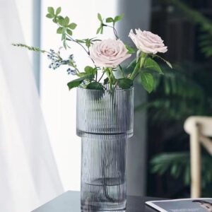 Cylinder Glass Vase Custom Thickened Clear Glass Vase 12 03 1