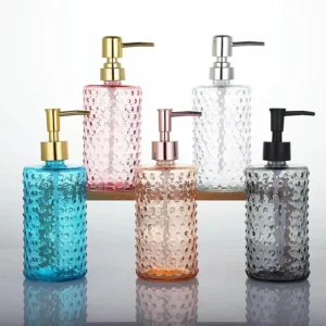 Classic Retro Round Lotion Glass Bottle 5 1 10