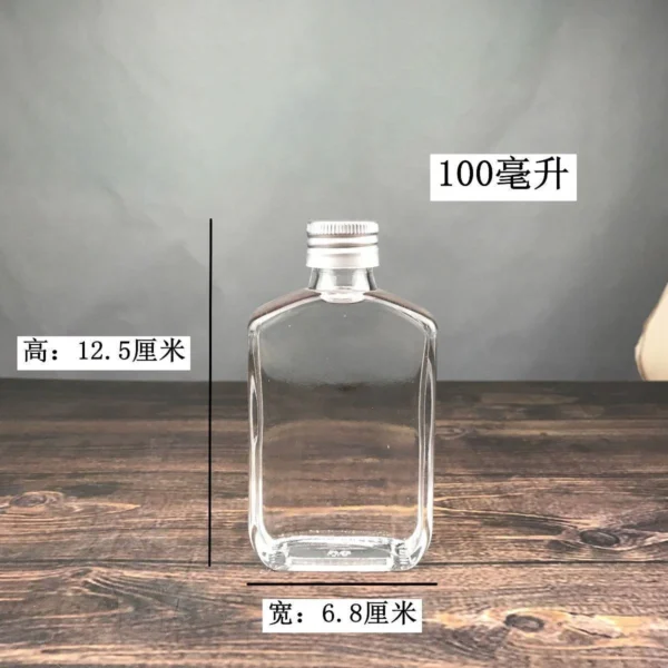 Customize Luxury Mini Liquor Bottle 50ml 100ml - Image 2
