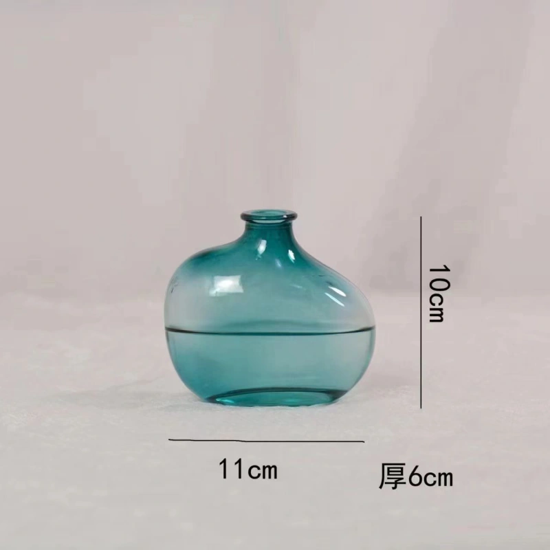 Glass Vase Clear Crystal Tabletop Decor for Home 2 Glass Vase Clear Crystal Tabletop Decor for Home - Image 2