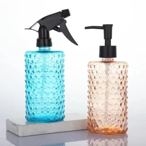 Classic Retro Round Lotion Glass Bottle 6 2 10