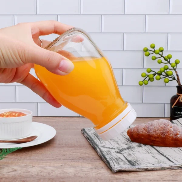 Reusable Glass Bottles with Lids for Milk - Image 3