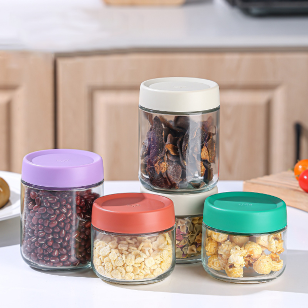 Stackable Storage Jars With Custom Lids | Hua Jing