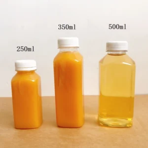 500ml Plastic Juice Bottles With Screw Cap Sealed