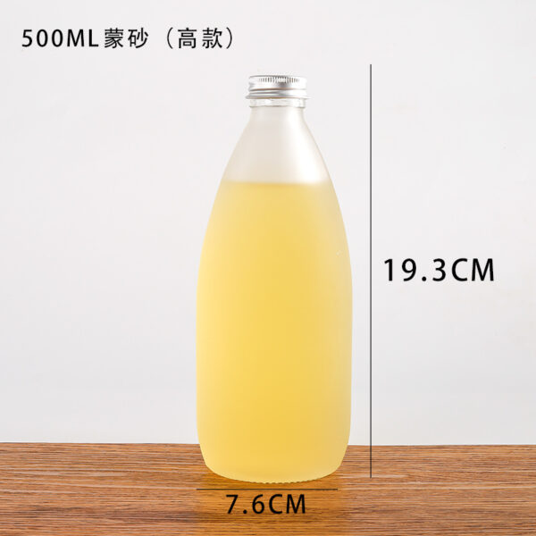 250ml Glass Milk Bottle with Screw Cap - Image 6