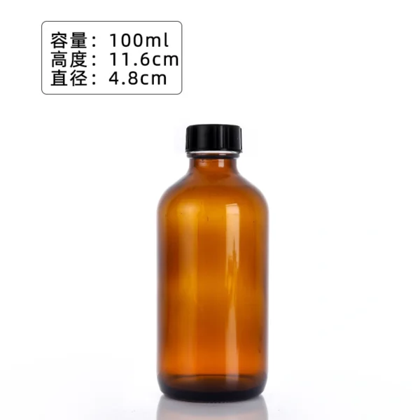 High quality clear glass Boston bottle - Image 4