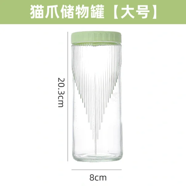 Hot selling 1000ml clear glass jar with lid - Image 4