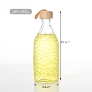 Reusable Water Glass Bottle Large Capacity 11 4 16