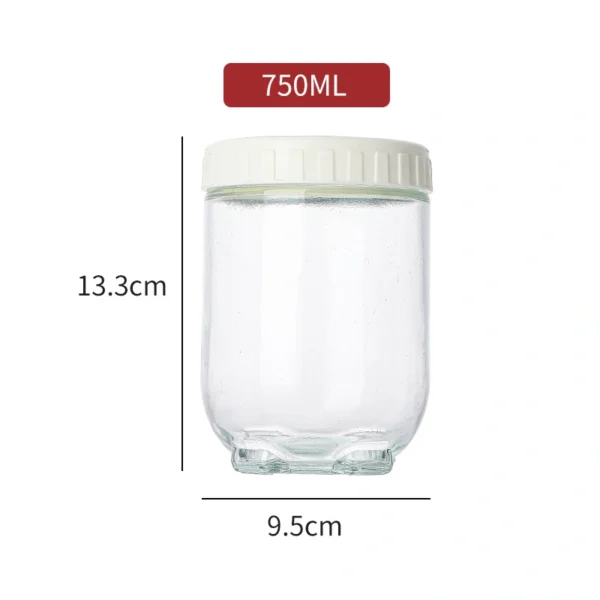 Glass Pickle Jar With Lid For Kitchen - Image 3
