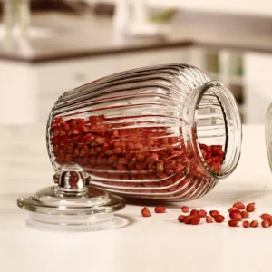 Large Glass Pickle Jar Food Storage Jar With Lid For Kitchen 650ml 1250ml 2200ml 11 8817554812 662724347