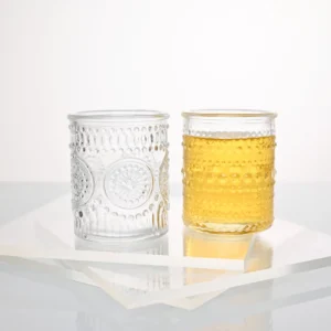 100ml Customized Pattern Glass Candle Jar