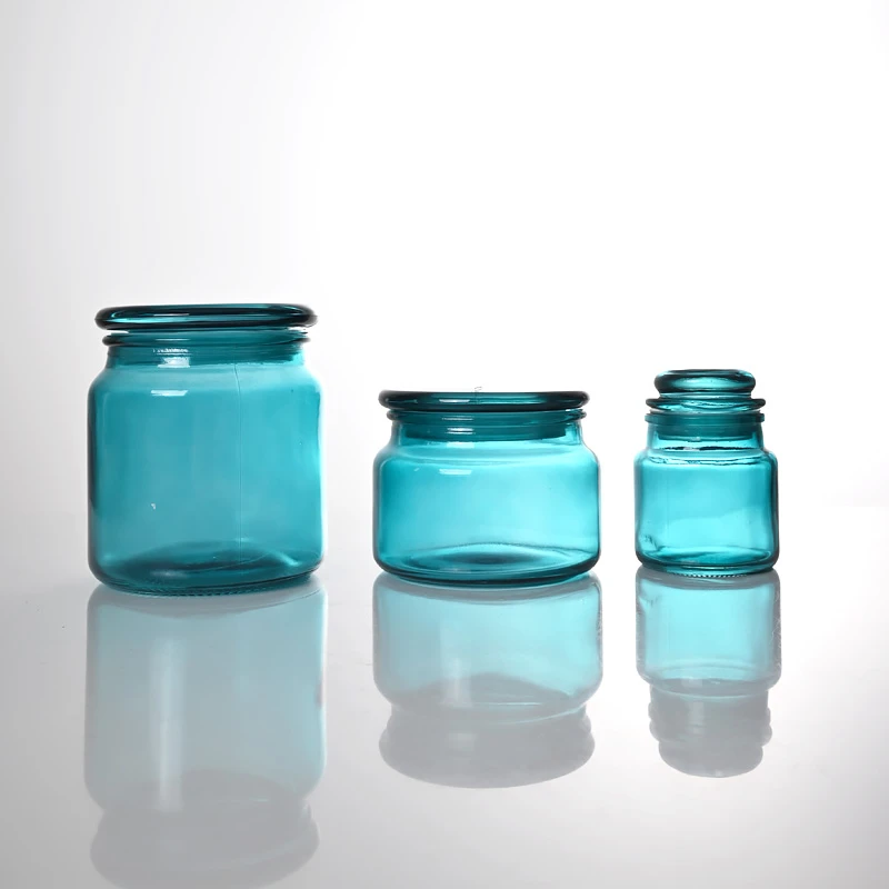 Customized Color Candle Jar Candy Jar with Cap 2 Customized Color Candle Jar Candy Jar with Cap - Image 2