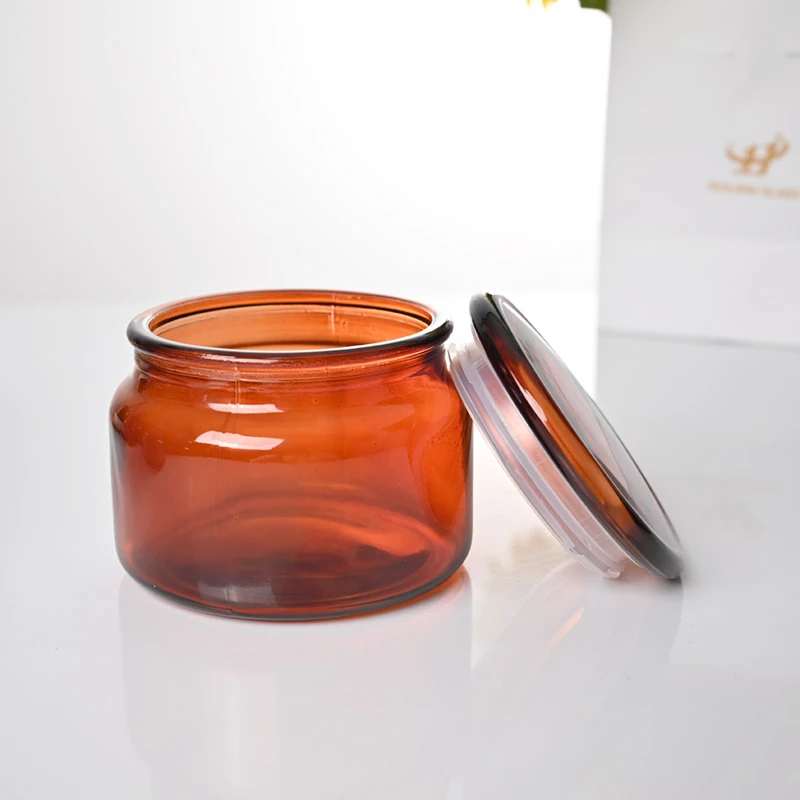 Customized Color Candle Jar Candy Jar with Cap 7 Customized Color Candle Jar Candy Jar with Cap - Image 7