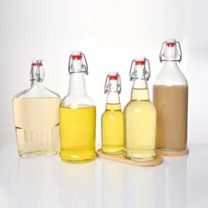 Glass Bottle Swing Top Glass Bottles With Airtight Lid