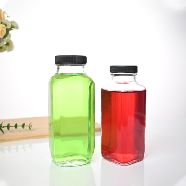 500ml Empty Juice Beverage Bottles with Screw Plastic Cap - Image 4