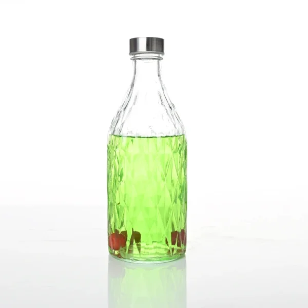 1L Glass Water Bevarage Bottle - Image 3