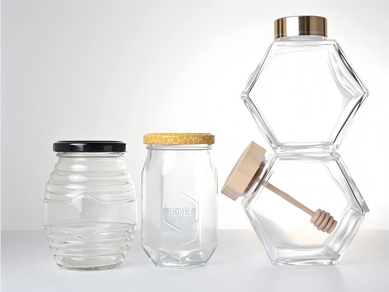 Glass Honey Jars