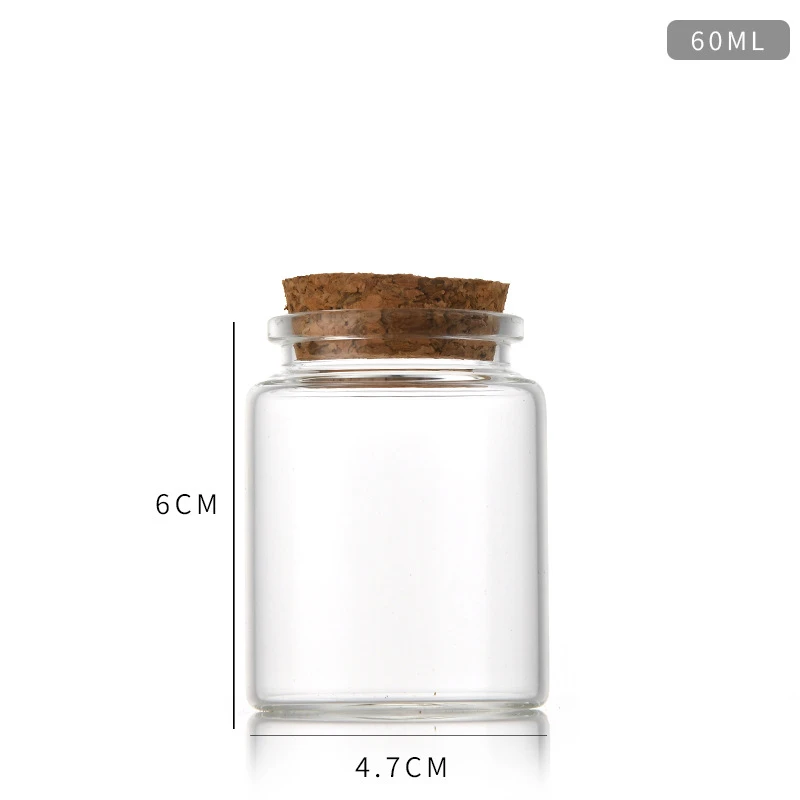 Borosilicate Glass Storage Bottles With Cord 2 Borosilicate Glass Storage Bottles With Cord - Image 2