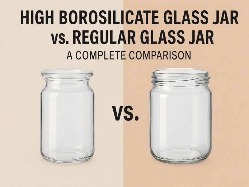 High Borosilicate Glass Jar vs. Regular Glass Jar