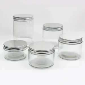 Screw Neck Big Capacity Glass Storage Jar