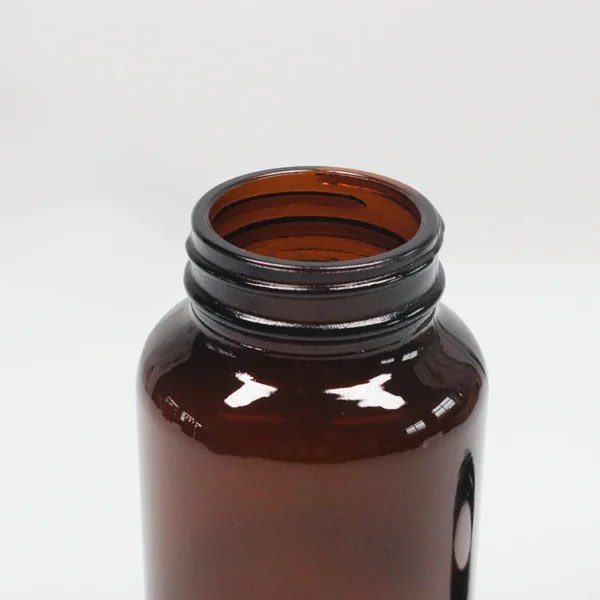Amber Capsule Pill Medicine Glass Bottle - Image 4