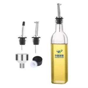 Square Olive Oil Bottle Set