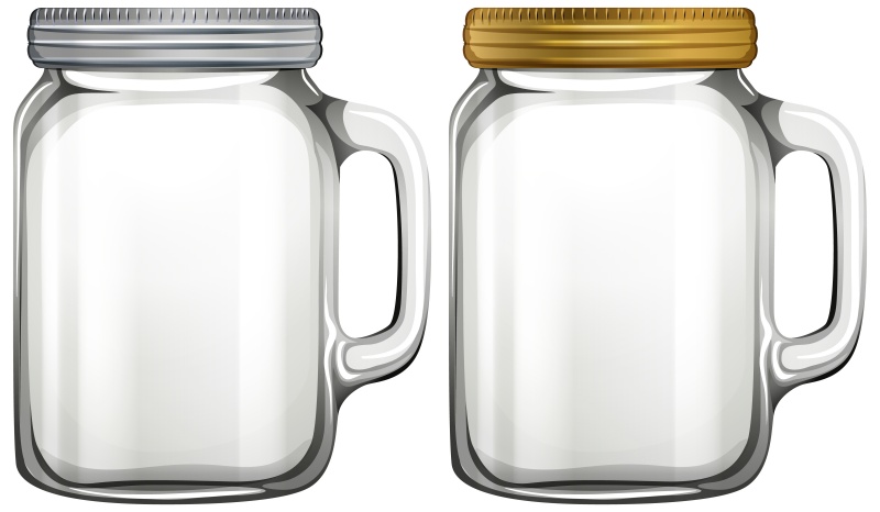 Mason Jars with Handles