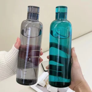 High Borosilicate Drinking Bottle With Sealing Glass Lid