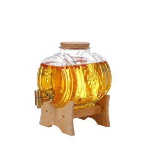 Wine Beverage Glass Juice Dispenser with Faucet