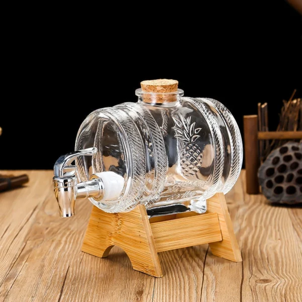 Wine Beverage Glass Juice Dispenser with Faucet - Image 6