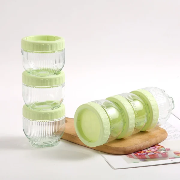 Hot selling 1000ml clear glass jar with lid - Image 5