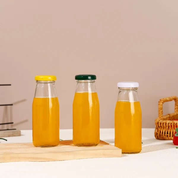 Food Grade Glass Milk Bottles With Lids - Image 6