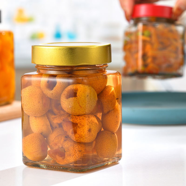 Custom Square Honey Jar 100ml With Deep Lid - Image 5