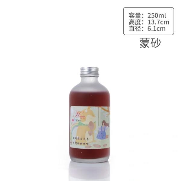 High quality clear glass Boston bottle - Image 3