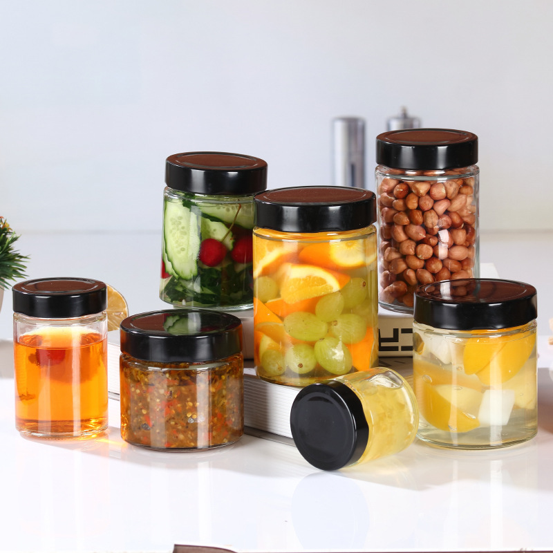 Food-grade Glass Jar Canning With Metal Lid For Honey Jam 3 Food-grade Glass Jar Canning With Metal Lid For Honey Jam - Image 3