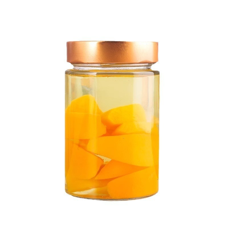 Food-grade Glass Jar Canning With Metal Lid For Honey Jam 4 Food-grade Glass Jar Canning With Metal Lid For Honey Jam - Image 4