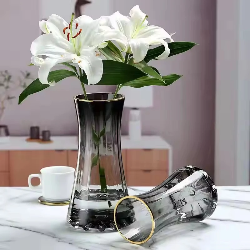 Luxury Home Decor Flower Glass Vase 3 Luxury Home Decor Flower Glass Vase - Image 3