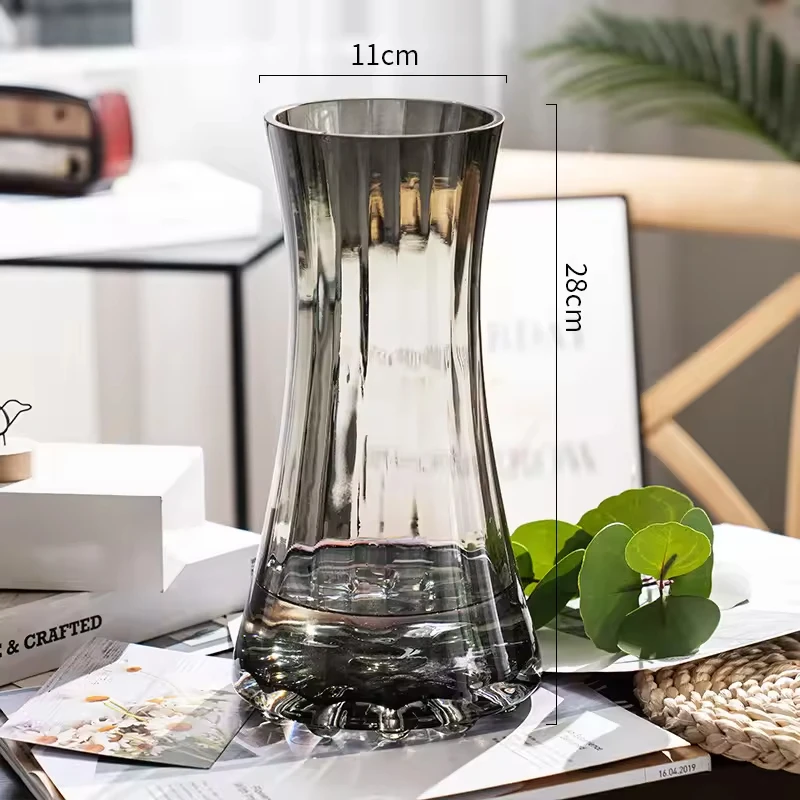 Luxury Home Decor Flower Glass Vase 5 Luxury Home Decor Flower Glass Vase - Image 5