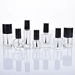 Clear nail polish empty bottles